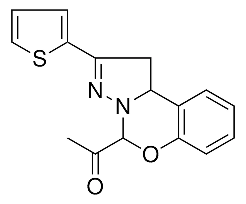 Sigma-Aldrich 1-(2-THIOPHEN-2-YL-2H-5-OXA-3,3A-DIAZA-CYCLOPENTA(A)NAPHTHALEN-4-YL)-ETHANONE,AldrichCPR