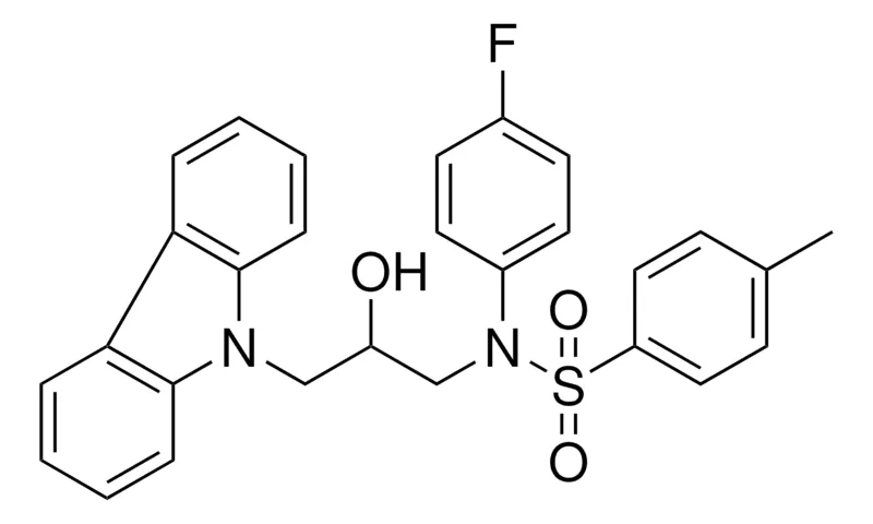 Sigma-Aldrich N-(3-(9H-CARBAZOL-9-YL)-2-HO-PROPYL)-N-(4-F-PHENYL)-4-METHYLBENZENESULFONAMIDE，AldrichCPR