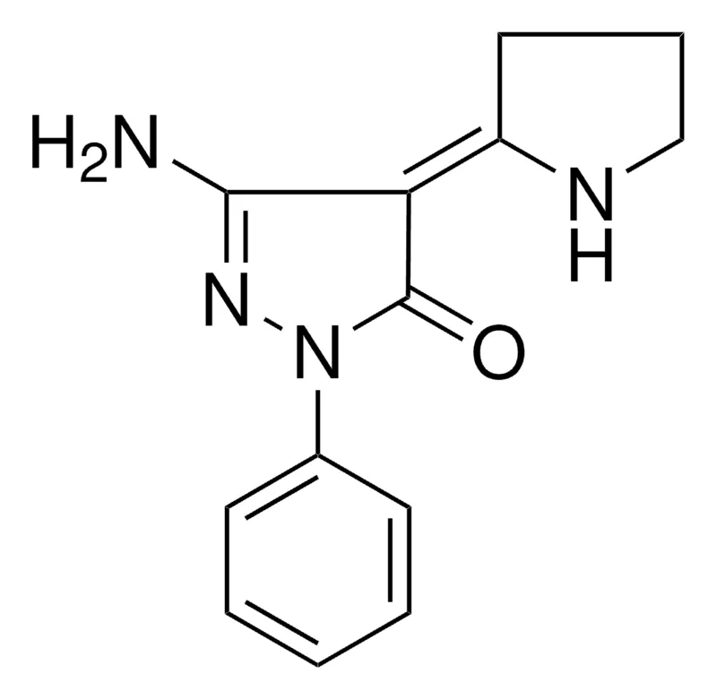 Sigma-Aldrich 5-AMINO-2-PHENYL-4-(2-PYRROLIDINYLIDENE)-2,4-DIHYDRO-3H-PYRAZOL-3-ONE,AldrichCPR