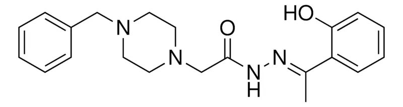 Sigma-Aldrich 2-(4-BENZYL-1-PIPERAZINYL)-N'-(1-(2-HYDROXYPHENYL)ETHYLIDENE)ACETOHYDRAZIDE,AldrichCPR