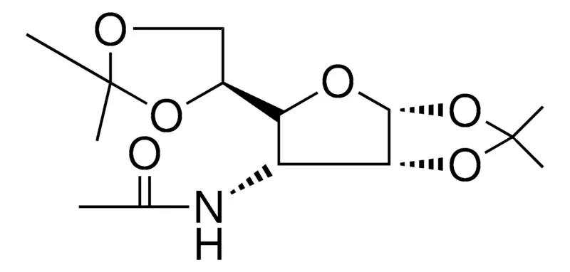 Sigma-Aldrich N-((3AR,5S,6R,6AR)-5-((R)-2,2-DIMETHYL-1,3-DIOXOLAN-4-YL)-2,2-DIMETHYLTETRAHYDROFURO[3,2-D][1,3]DIOXOL-6-YL)ACETAMIDE，AldrichCPR