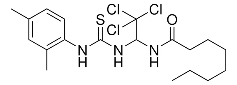 Sigma-Aldrich OCTANOIC ACID (2,2,2-TRICHLORO-1-(3-(2,4-DIMETHYL-PH)-THIOUREIDO)-ETHYL)-AMIDE，AldrichCPR
