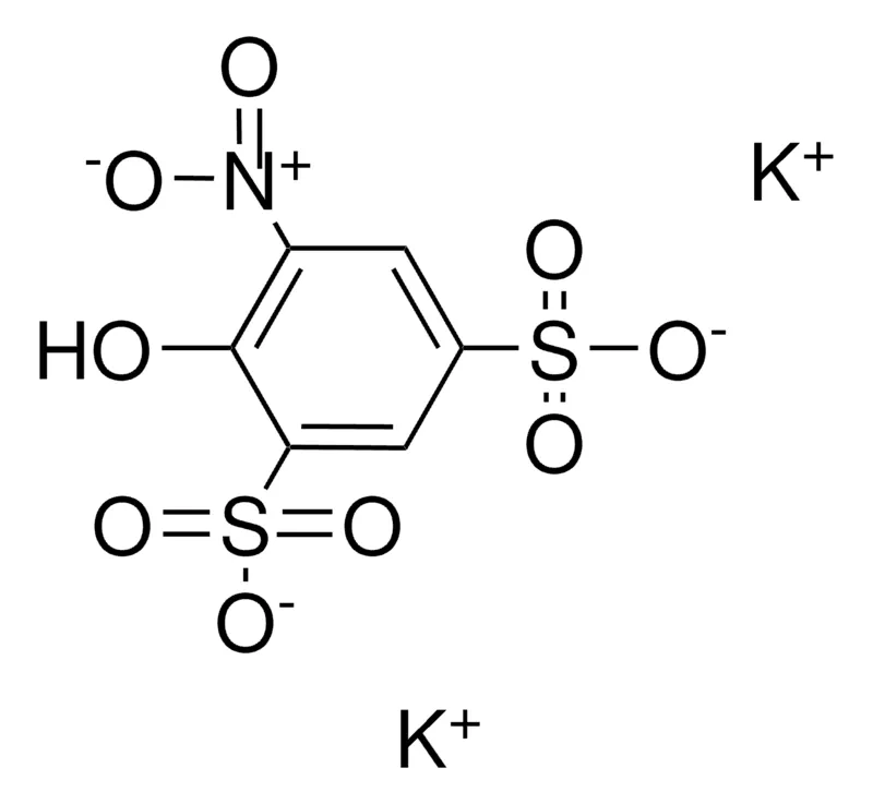 Sigma-Aldrich 4-HYDROXY-5-NITRO-1,3-BENZENEDISULFONIC ACID, DIPOTASSIUM SALT,AldrichCPR