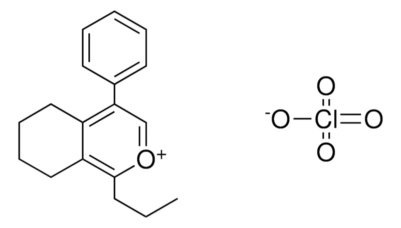 Sigma-Aldrich 4-PHENYL-1-PROPYL-5,6,7,8-TETRAHYDRO-ISOCHROMENYLIUM, PERCHLORATE,AldrichCPR