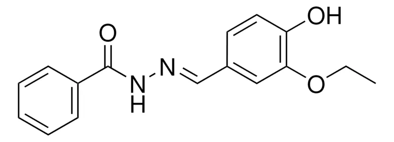 Sigma-Aldrich BENZOIC ACID (3-ETHOXY-4-HYDROXY-BENZYLIDENE)-HYDRAZIDE,AldrichCPR