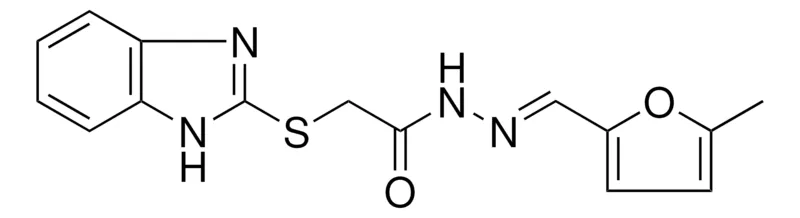 Sigma-Aldrich 2(1H-BENZOIMIDAZOL-2-YLSULFANYL)-ACETIC ACID (5-ME-FURAN-2-YLMETHYLENE)HYDRAZIDE,AldrichCPR
