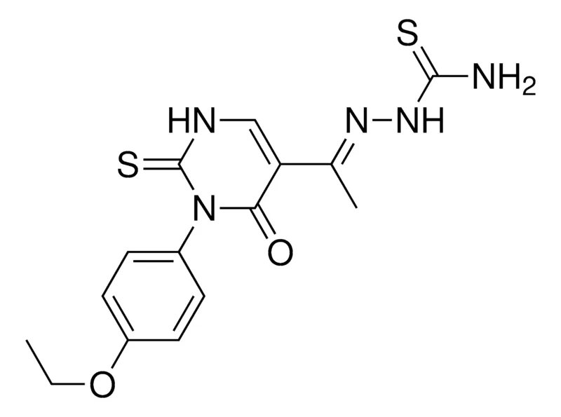 Sigma-Aldrich 5-[(1E)-N-(AMINOCARBOTHIOYL)ETHANEHYDRAZONOYL]-3-(4-ETHOXYPHENYL)-2-THIOXO-2,3-DIHYDRO-4(1H)-PYRIMIDINONE，AldrichCPR