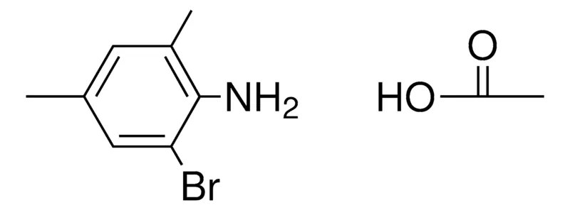 Sigma-Aldrich 2-BROMO-4,6-DIMETHYL-PHENYLAMINE, COMPOUND WITH ACETIC ACID,AldrichCPR