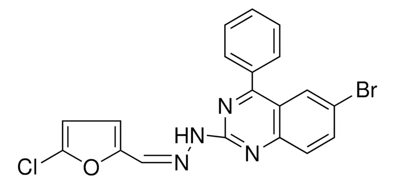 Sigma-Aldrich N-(6-BROMO-4-PHENYL-QUINAZOLIN-2-YL)-N'-(5-CHLORO-FURAN-2-YLMETHYLENE)-HYDRAZINE,AldrichCPR