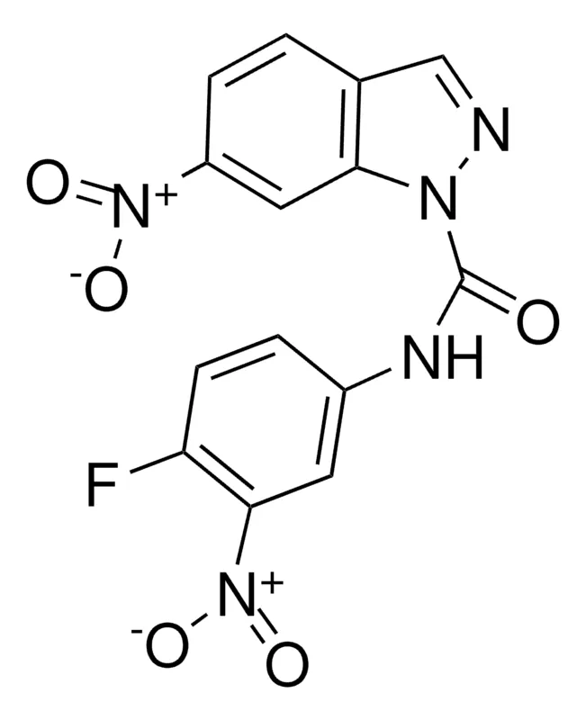 Sigma-Aldrich 1-(N-(4-FLUORO-3-NITROPHENYL)CARBAMOYL)-6-NITRO-1H-INDAZOLE,AldrichCPR