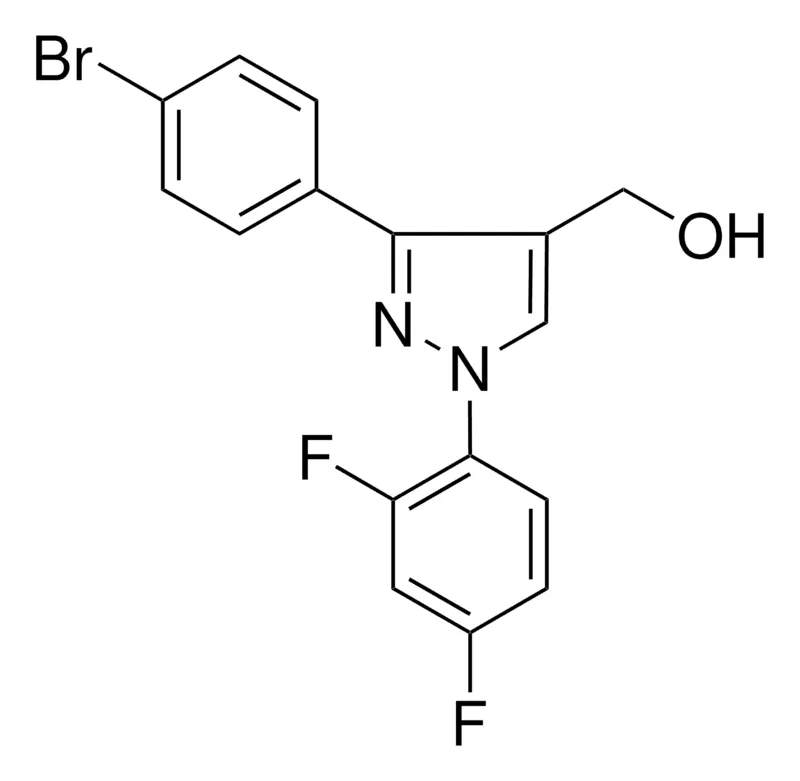 Sigma-Aldrich (3-(4-BROMOPHENYL)-1-(2,4-DIFLUOROPHENYL)-1H-PYRAZOL-4-YL)METHANOL,AldrichCPR