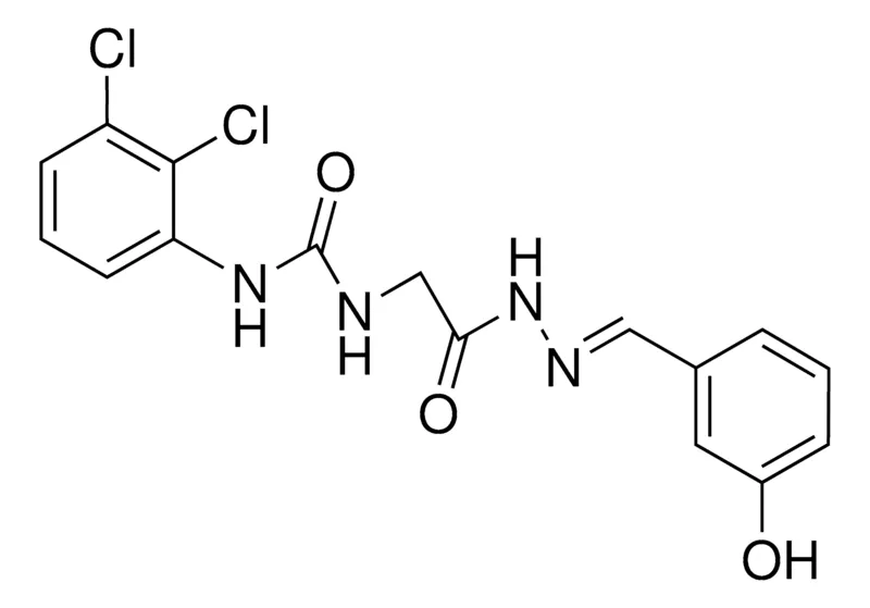 Sigma-Aldrich 2-(3-(2,3-DICHLOROPHENYL)UREIDO)ACETIC (3-HYDROXYBENZYLIDENE)HYDRAZIDE，AldrichCPR