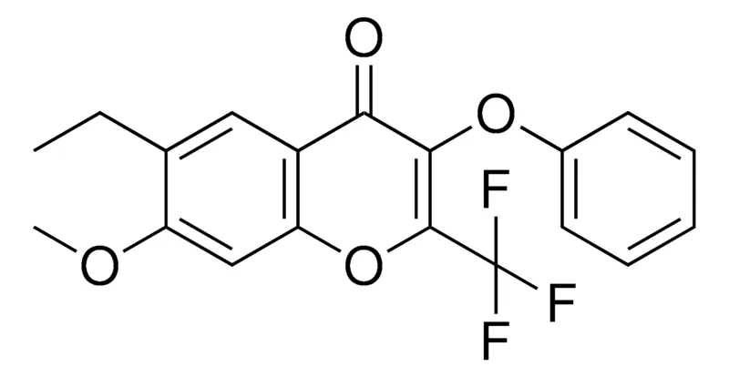 Sigma-Aldrich 6-ETHYL-7-METHOXY-3-PHENOXY-2-TRIFLUOROMETHYL-CHROMEN-4-ONE,AldrichCPR