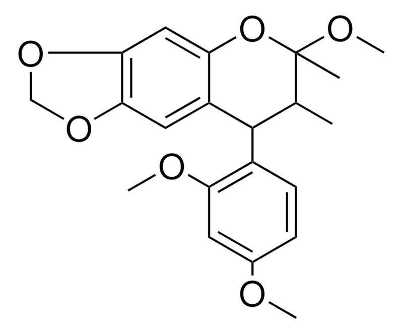 Sigma-Aldrich 8-(2,4-DIMETHOXY-PH)-6-MEO-6,7-DIMETHYL-7,8-2H-6H-(1,3)DIOXOLO(4,5-G)CHROMENE,AldrichCPR