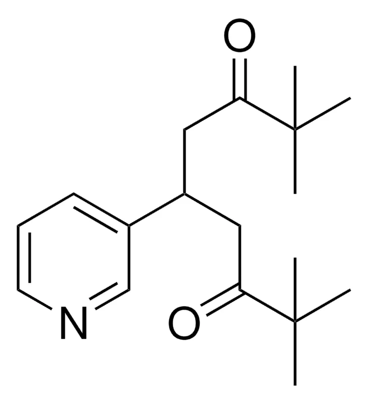Sigma-Aldrich 2,2,8,8-TETRAMETHYL-5-PYRIDIN-3-YL-NONANE-3,7-DIONE,AldrichCPR