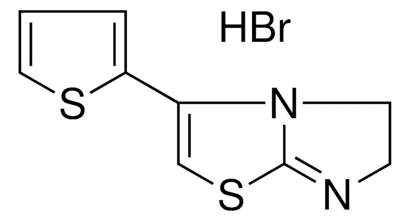 Sigma-Aldrich 3-THIOPHEN-2-YL-5,6-2H-IMIDAZO(2,1-B)THIAZOLE, HYDROBROMIDE,AldrichCPR