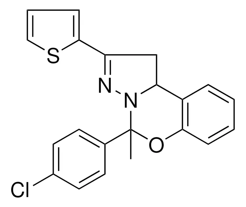 Sigma-Aldrich 4(4-CL-PH)4-ME-2-THIOPHEN-2-YL-1,9B-2H-5-OXA-3,3A-DIAZA-CYCLOPENTA(A)NAPHTHALENE,AldrichCPR