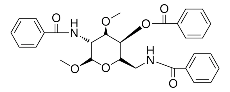 Sigma-Aldrich BENZOIC ACID 5-BENZOYLAMINO-2-(BENZOYLAMINO-ME)-4,6-DI-MEO-4H-PYRAN-3-YL ESTER,AldrichCPR