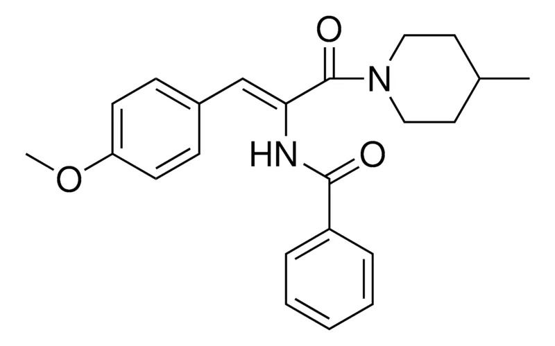 Sigma-Aldrich N-(2-(4-METHOXY-PHENYL)-1-(4-METHYL-PIPERIDINE-1-CARBONYL)-VINYL)-BENZAMIDE,AldrichCPR