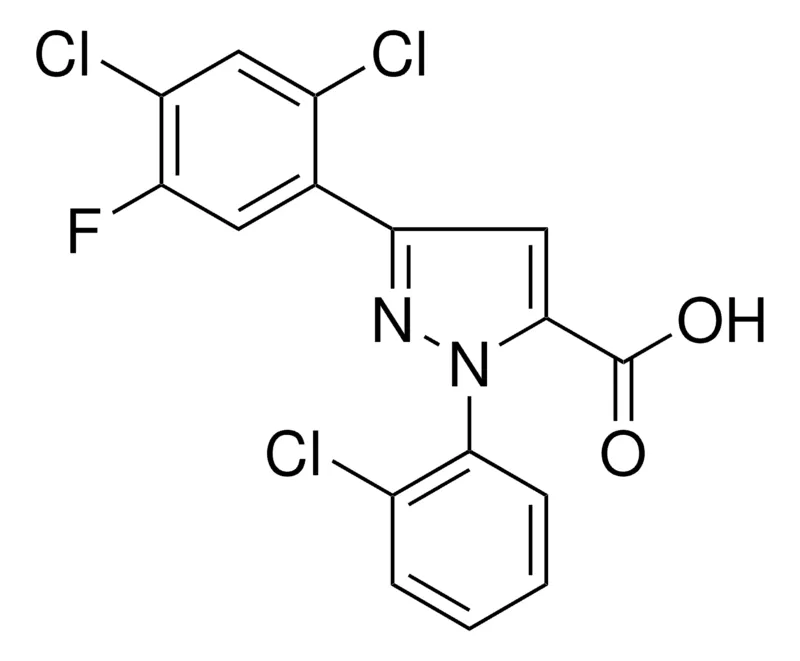 Sigma-Aldrich 1-(2-CHLOROPHENYL)-3-(2,4-DICHLORO-5-FLUOROPHENYL)-1H-PYRAZOLE-5-CARBOXYLIC ACID,AldrichCPR