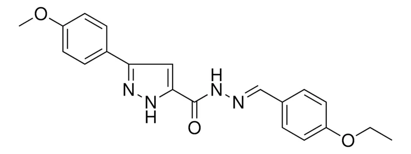 Sigma-Aldrich 5-(4-MEO-PHENYL)-2H-PYRAZOLE-3-CARBOXYLIC ACID (4-ETHOXY-BENZYLIDENE)-HYDRAZIDE,AldrichCPR
