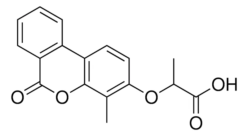 Sigma-Aldrich 2-(4-METHYL-6-OXO-6H-BENZO(C)CHROMEN-3-YLOXY)-PROPIONIC ACID,AldrichCPR
