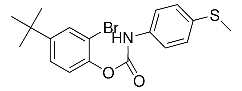 Sigma-Aldrich 2-BROMO-4-TERT-BUTYLPHENYL N-(4-(METHYLTHIO)PHENYL)CARBAMATE,AldrichCPR