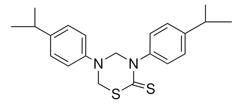 Sigma-Aldrich 3,5-BIS(4-ISOPROPYLPHENYL)-3,4,5,6-TETRAHYDRO-2H-1,3,5-THIADIAZINE-2-THIONE,AldrichCPR