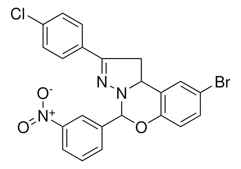 Sigma-Aldrich 8-BR-2(4-CL-PH)-4-(3-NITRO-PH)-1,9B-2H-5-OXA-3,3A-DIAZA-CYCLOPENTA(A)NAPHTHALENE,AldrichCPR