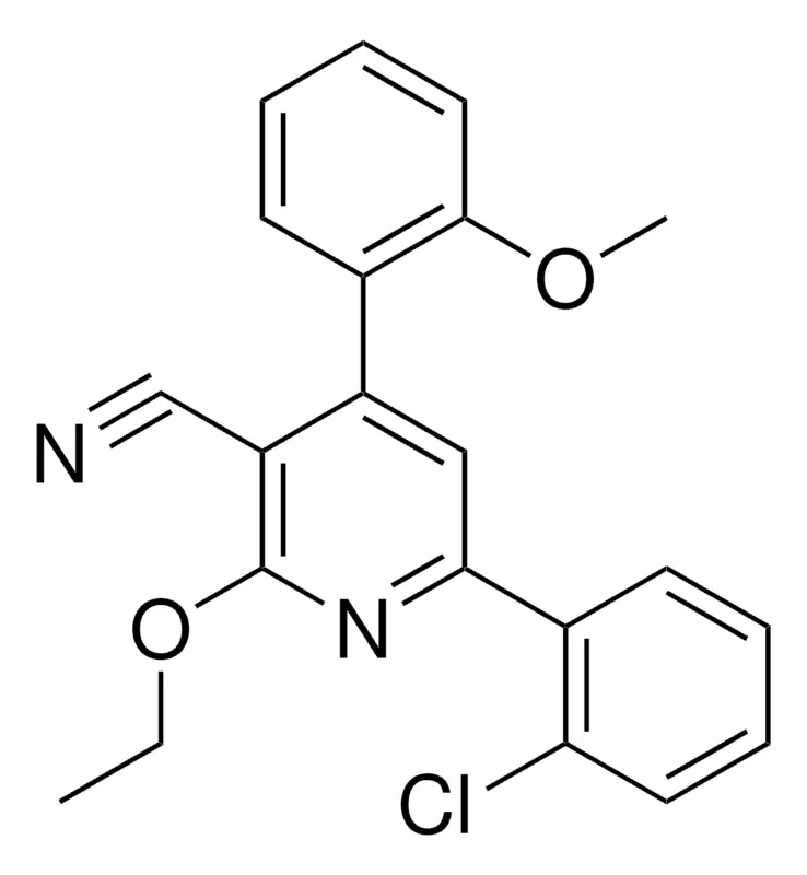 Sigma-Aldrich 6-(2-CHLOROPHENYL)-2-ETHOXY-4-(2-METHOXYPHENYL)NICOTINONITRILE,AldrichCPR