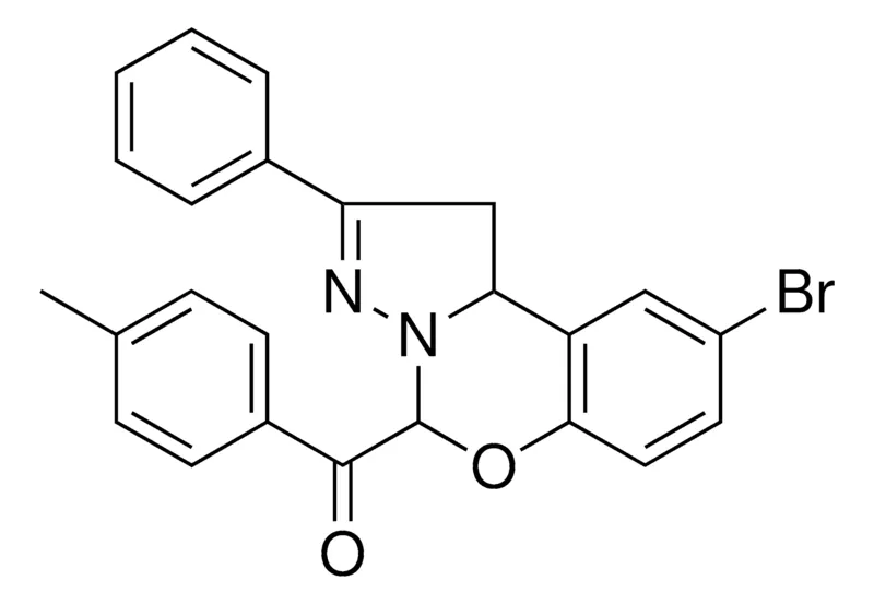 Sigma-Aldrich (8-BR-2-PH-2H-5-OXA-3,3A-DIAZA-CYCLOPENTA(A)NAPHTHALEN-4-YL)-P-TOLYL-METHANONE,AldrichCPR