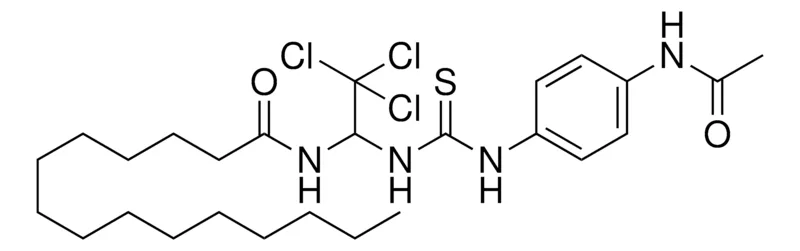 Sigma-Aldrich PENTADECANOIC ACID (1-(3-(4-ACETYLAMINO-PH)-THIOUREIDO)-2,2,2-TRICHLORO-ET)AMIDE,AldrichCPR