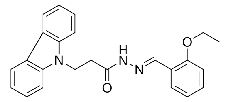 Sigma-Aldrich 3-CARBAZOL-9-YL-PROPIONIC ACID (2-ETHOXY-BENZYLIDENE)-HYDRAZIDE,AldrichCPR