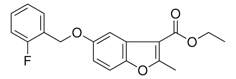 Sigma-Aldrich 5-(2-FLUORO-BENZYLOXY)-2-METHYL-BENZOFURAN-3-CARBOXYLIC ACID ETHYL ESTER,AldrichCPR