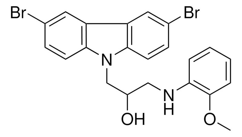 Sigma-Aldrich 1-(3,6-DIBROMO-CARBAZOL-9-YL)-3-(2-METHOXY-PHENYLAMINO)-PROPAN-2-OL,AldrichCPR