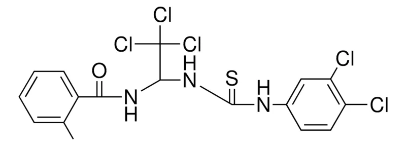 Sigma-Aldrich 2-ME-N-(2,2,2-TRICHLORO-1-(3-(3,4-DICHLORO-PHENYL)-THIOUREIDO)-ETHYL)-BENZAMIDE,AldrichCPR