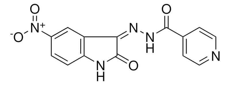 Sigma-Aldrich ISONICOTINIC ACID (5-NITRO-2-OXO-1,2-DIHYDRO-INDOL-3-YLIDENE)-HYDRAZIDE,AldrichCPR