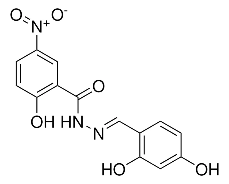 Sigma-Aldrich 2-HYDROXY-5-NITRO-BENZOIC ACID (2,4-DIHYDROXY-BENZYLIDENE)-HYDRAZIDE,AldrichCPR