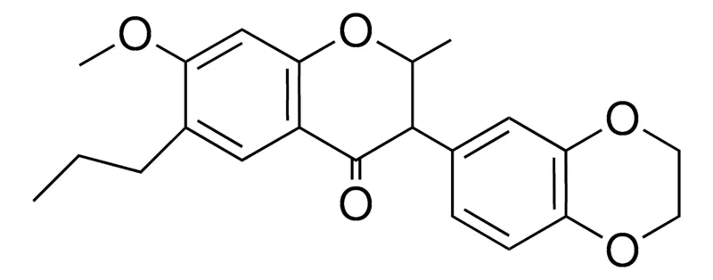 Sigma-Aldrich 3-(2,3-DIHYDRO-BENZO(1,4)DIOXIN-6-YL)-7-METHOXY-2-METHYL-6-PROPYL-CHROMAN-4-ONE,AldrichCPR