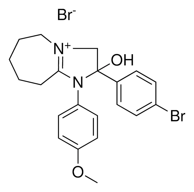 Sigma-Aldrich 2-(4-BROMOPHENYL)-2-HYDROXY-1-(4-METHOXYPHENYL)-1H,2H,3H,5H,6H,7H,8H,9H-IMIDAZO[1,2-A]AZEPIN-4-IUM BROMIDE，AldrichCPR