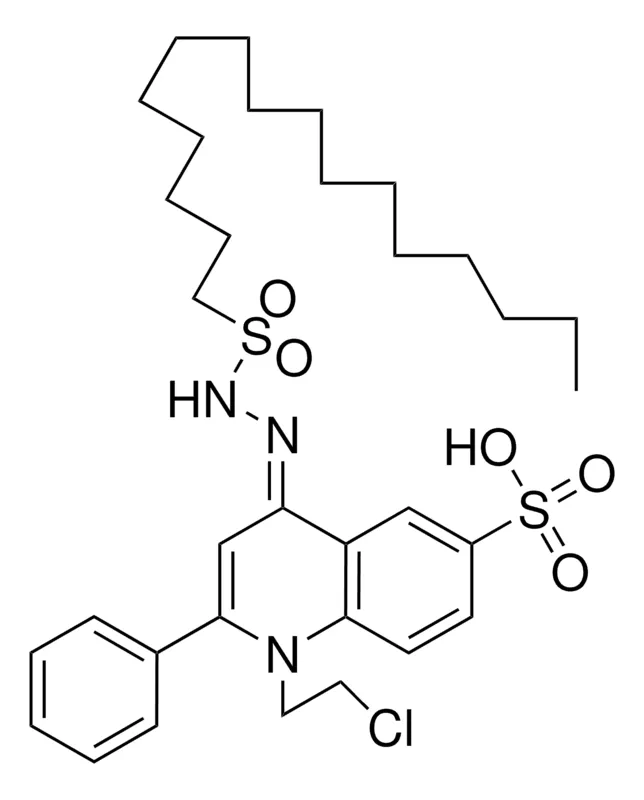 Sigma-Aldrich 1-HEXADECANESULFONIC (1-(2-CL-ETHYL)-2-PH-6-SULFO-4(1H)-QUINOLYLIDENE)HYDRAZIDEE,AldrichCPR