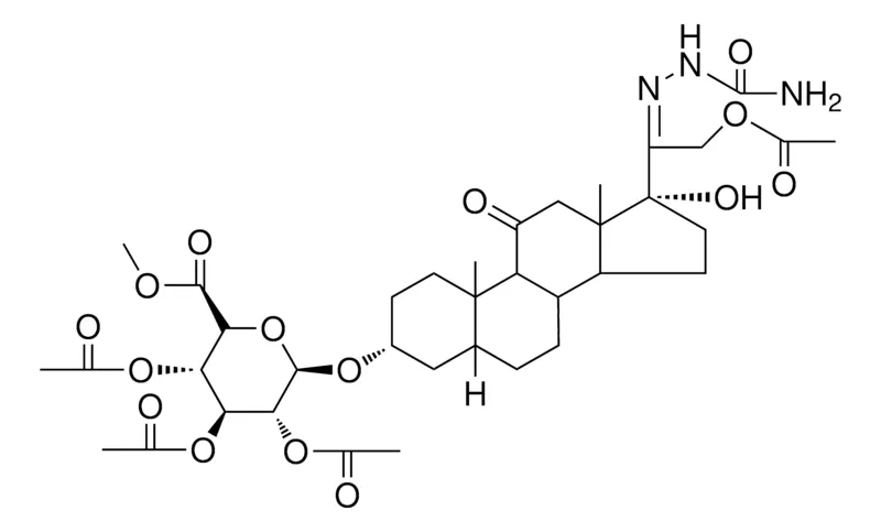 Sigma-Aldrich 17-A-HO-DIOXO-5-B-PREGNANE-3A,21-ACETATE 3-(B-D-GLUCURONIDE TRIACETATE ME ESTER,AldrichCPR