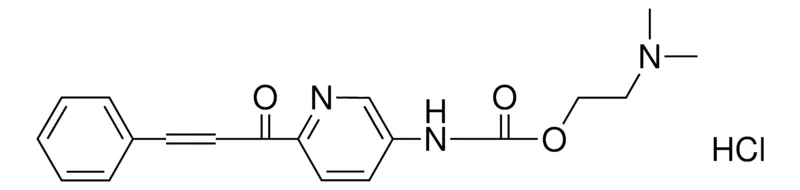 Sigma-Aldrich (6-(PH-ACRYLOYL)-PYRIDIN-YL)-CARBAMIC ACID DIMETHYLAMINO-ET ESTER, HYDROCHLORIDE,AldrichCPR