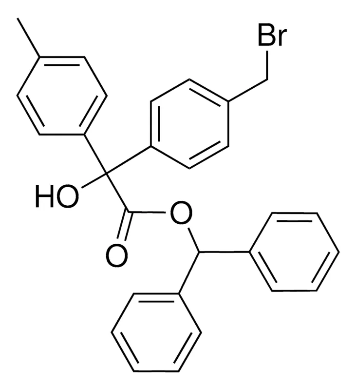Sigma-Aldrich DIPHENYLMETHYL 2-(4-BROMOMETHYLPHENYL)-2-(P-TOLYL)GLYCOLATE,AldrichCPR