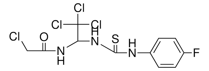 Sigma-Aldrich 2-CHLORO-N-(2,2,2-TRICHLORO-1-(3-(4-FLUORO-PHENYL)-THIOUREIDO)-ETHYL)-ACETAMIDE,AldrichCPR