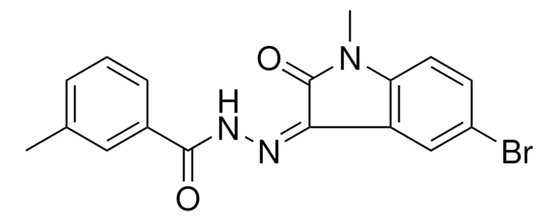 Sigma-Aldrich 3-ME-BENZOIC ACID (5-BROMO-1-METHYL-2-OXO-1,2-DIHYDRO-INDOL-3-YLIDENE)-HYDRAZIDE,AldrichCPR