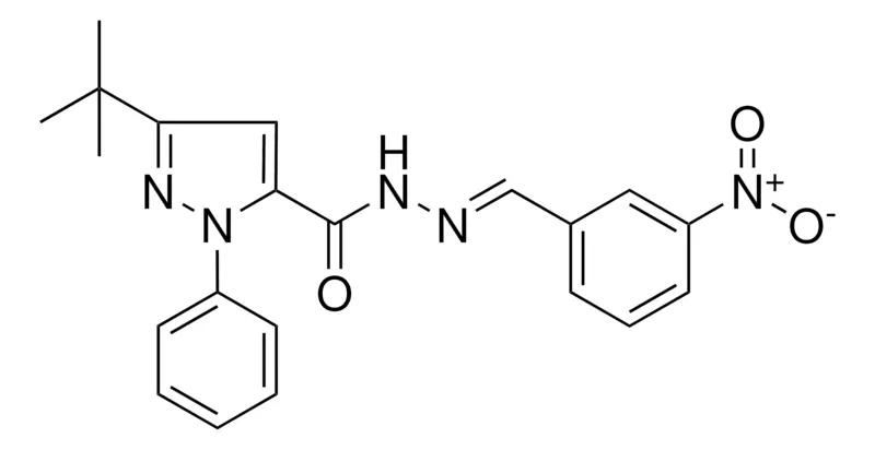 Sigma-Aldrich 5-TERT-BUTYL-2-PH-PYRAZOLE-3-CARBOXYLIC ACID (3-NITRO-BENZYLIDENE)-HYDRAZIDE,AldrichCPR
