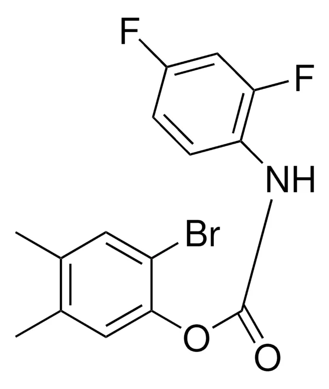 Sigma-Aldrich 2-BROMO-4,5-DIMETHYLPHENYL N-(2,4-DIFLUOROPHENYL)CARBAMATE,AldrichCPR