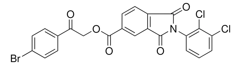 Sigma-Aldrich 2-(4-BROMOPHENYL)-2-OXOETHYL 2-(2,3-DICHLOROPHENYL)-1,3-DIOXO-5-ISOINDOLINECARBOXYLATE,AldrichCPR