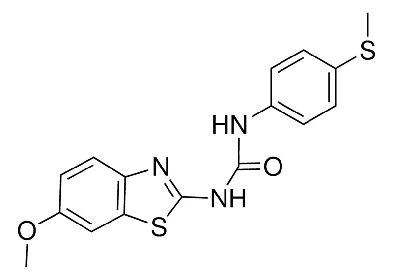 Sigma-Aldrich 1-(6-METHOXY-2-BENZOTHIAZOLYL)-3-(4-(METHYLTHIO)PHENYL)UREA,AldrichCPR